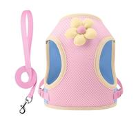 Dog Harness with Collar, Reflective Cat Boy Harness, Breathable Dog Harnesses for Walking, Hiking, Camping, Park