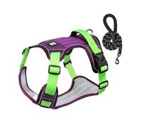 Dog Harness with Handle, Dog Walking Harness,Comfortable Reflective Dog Harness Adjustable Dog Harness - Dog Chest Harness, Dog Pulling Harness for Chi