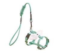 Dog Harness With Leash Set No Escape Breathable Adjustable Cats Leashes For Small Dogs Training Walking Cats Small Dog Harness And Leash Set -pull Escape Boy Girl Blue Choke Chihuahua