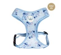 CERDÁ LIFE'S LITTLE MOMENTS | Harness for Dogs Stitch, Comfortable and Adjustable - Stitch Dog Harness, Ideal Walks and Training, Resistant and Breathable Material (Light Blue,