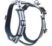 Dog Harness Y-shape Gili Island Blue M 46-74cm 52-74cm 20mm