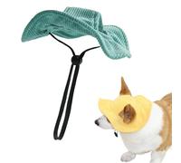 Dog Hat, 2025 Upgrade Outdoor Sun Protection Hood for Dogs, Adjustable Cute Hats for Dogs with Ear Holes Outfit，Pet Cap Hide Sunlight for Summer Dog