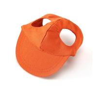 Dog Hat,Dog Baseball Cap 2pcs Pet Go Out Visor Hat Fashion Dog Hat Decoration Photo Puppy Hat Dogs Costume(Orange-red,Samll)