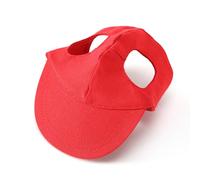 Dog Hat,Dog Baseball Cap 2pcs Pet Go Out Visor Hat Fashion Dog Hat Decoration Photo Puppy Hat Dogs Costume(Red,Samll)