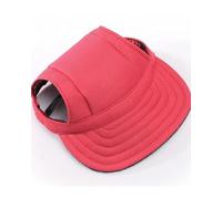 Dog Hat,Dog Baseball Cap 3Pcs Pet Hat Dog Baseball Summer Canvas Cap Only For Small Outdoor Accessories Hiking Sports(G Red,XL)