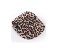 Dog Hat,Dog Baseball Cap 3Pcs Pet Hat Dog Baseball Summer Canvas Cap Only For Small Outdoor Accessories Hiking Sports(D Leopard,L)