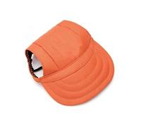 Dog Hat,Dog Baseball Cap 3Pcs Pet Hat Dog Baseball Summer Canvas Cap Only For Small Outdoor Accessories Hiking Sports(F Orange,S)