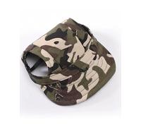 Dog Hat,Dog Baseball Cap 3Pcs Pet Hat Dog Baseball Summer Canvas Cap Only For Small Outdoor Accessories Hiking Sports(F Camouflage,M)