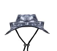 Dog Hat,Dog Baseball Cap 3Pcs Tie-dyed Pet Hat with Ear Holes Dog Puppy Sunscreen Baseball Cap for Dogs Summer Cat Cap Sun Hat Small Dogs Outdoor Hiking Hat(Black,Medium(for pet 4-6.5kg))