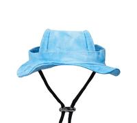Dog Hat,Dog Baseball Cap 3Pcs Tie-dyed Pet Hat with Ear Holes Dog Puppy Sunscreen Baseball Cap for Dogs Summer Cat Cap Sun Hat Small Dogs Outdoor Hiking Hat(Blue,Medium(for pet 4-6.5kg))