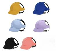 Dog Hat,Dog Baseball Cap Pet Baseball Cap Solid Color Dog Accessories Couple Hat Adjustable Sun Protection For Teddy Corgi(Black,XL (neck 35-38.5 CM))