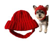 Dog Hat - Soft Elastic with Ear Holes | Knitted Dog Hat with Pet Cap - for Halloween, Christmas, Thanksgiving, Photography, Party, Re