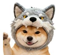 Dog Hat - Soft Wolf Hat | Cute Dog Hat Wolf Shape, Kitten Clothing Accessories, Cat Hats for Boys Girls Youth Teens Family Friend
