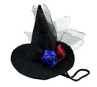 Dog Hat - Witch Hat for Cat Costume, Adjustable Costume Accessory for Shows, Festivals, Celebrations, Family Meetings, Masquerade, Theatrical Performance, Party