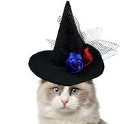 Dog Hat, Witch Hat for Dogs, Adjustable Costume Accessory for Animals at Festive Events, Costume Parties and Family Celebrations