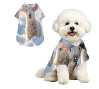 Dog Hawaiian Shirt Summer - Cute Tropical Pet Clothes For Small Dogs Cats - Lightweight Beach Outfit Sheep In The Snow