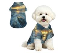 Dog Hawaiian Shirt Summer - Cute Tropical Pet Clothes For Small Dogs Cats - Lightweight Beach Outfit Tide