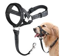 Dog Head Collar, No Pull Head Halter with Soft Padding, Durable Headcollar for Medium Large Dogs, Free Training Guide Included