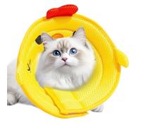 Dog Head Cone - Cat Neck Wound Cover - Pet Protective Neck Cover Stop Comfortable and Breathable Design: With a Skin-friendly Composite Material, This Dog Cone Collar Ensures an