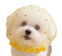 Dog Head Net Mesh Breathable Mesh No-Eat Adjustable Quick-Release