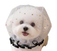 Dog Head Net Mesh Breathable Mesh No-Eat Adjustable Quick-Release