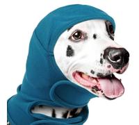 Dog Head Snood for Morning Winter Walks, Blue L