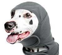Dog Head Snood for Morning Winter Walks, Gray S