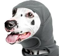Dog Head Snood for Morning Winter Walks, Pull-on Ear Cover with Soft Flexible Fabric and Close Upper Neck Coverage Dog Snood Pet Ear Cover Winter Hood Pull on Head Wrap Soft Stretch Hood Cold Weather