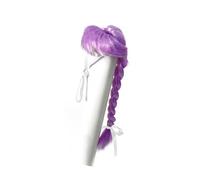 Dog Headpiece Braided Hairstyle Costume Stage Event Fabric Design Laundry Washable Pet Hairpiece for Party