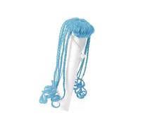 Dog Headpiece Braided Hairstyle Outfit For Seasonal Shows Stage Event Fabric Design Pet Costume Accessories