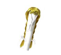 Dog Headpiece Braided Hairstyle Outfit For Seasonal Shows Stage Event Fabric Design Pet Costume Hair Accessory Braided Wigs