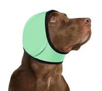 Dog Hearing Protection, Dog New Year's Eve Ear Protection, Elastic Dog Ear Protection, Noise Protection for Calming, Winter, Bathing & Drying (Green, M)