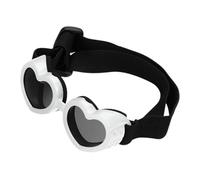 Dog Heart Shaped Sunglasses - UV Protective Glasses Dogs, Anti Fog Pet Eyewear Adjustable Strap Comfortable Dog Glasses Pet Safety Glasses Dogs, Heart-Shaped Anti-Fog Glasses Pets
