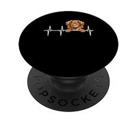 Dog Heartbeat For Nova Scotia Duck Tolling Retrievers Lovers PopSockets PopGrip: Swappable Grip for Phones & Tablets