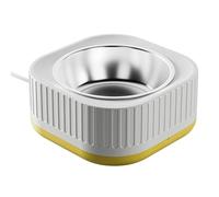 Dog Heated Water Bowl,No Spill Water Bowl for Dogs,Safety Foam in The Dog Bowl, No Spill Bowl for Elevated Design Mess Proof is Easy to Clean, is Suitable for All Pets (B)