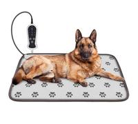 Dog Heating Pad, Large Electric Warming Pad for Pets, Waterproof with Smart Thermostat for Dogs and Cats, Ideal for Whelping Box, Round Design