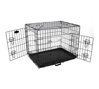Dog Heavy duty Metal Training Cage in Black 48in 21518