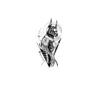 Dog Herbal Flower Arm Remains Waterproof For A Long Time And Long-Lasting Juice Tattoo Sticker For Men On Arms And Legs For Women