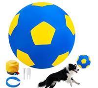 Dog Herding Ball Large | Inflatable Puppy Exercise - Puppy Chew Toys,for Backyard Garden Apartment Home Farm Park Office Living Room Study Shelters Pet Parents Animal Lovers