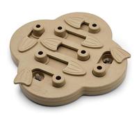 (Dog Hide-N-Slide (Tan)) Interactive Dog Toys - Medium Level 2 - Dog Puzzle Feeder and Snack Dispenser for Relieving Boredom, Stimulating Spirits, Enriching Dog Life Reducing