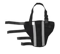 Dog Hind Leg Brace for Surgery Recovery, Puppy Rear Leg Protector with Stable Support, Knee Pads in Sizes XXS XS S M L, Made of Neoprene, Prevents Licking Chewing Wounds, Aids Post-Op Recovery。