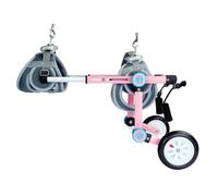 Dog Hind Limb Disability Wheelchair Pet Paralysis Rehabilitation Aid Brace Adjustable Hind Limb Wheelchair Dog Mobility(M)