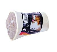 Dog Holding Bone Mark Filled with Meat Pork Pie Treat Reward