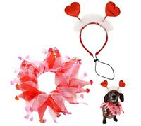 Dog Holiday Outfits, Dog Pet Costumes, Valentine's Day Outfits, Dog Valentine Props, Dog Costumes, Dog Valentine Props, Dog Holiday Costumes, Valentines Pet Costumes, Puppy