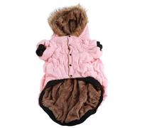 Dog Hooded Down Jacket, Pet Winter Apparel, Double Layer Thickening, Cold Weather Coat for Large Dogs, Colorful Design with Snap Closure, Soft and Comfortable Material (5XL)