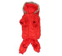 Dog Hoodie Coat, Thicken Padded Cotton Winter Warm Dog Down Jacket with Pockets for Large Dogs, Soft Insulated Pet Hoodie for Outdoor Walks and Cold Weather Protection (4XL)