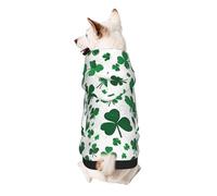 Dog Hoodie Dog Sweater Stylish Dog Clothes Print Pet Clothing Streetwear Sweatshirt Tracksuits Outfit for Dog Puppy-X-Large, happy st patrick's day