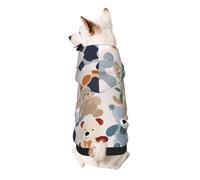 Dog Hoodie Dog Sweater Stylish Dog Clothes Print Pet Clothing Streetwear Sweatshirt Tracksuits Outfit for Dog Puppy-XX-Large, Colorful Bears