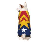 Dog Hoodie Dog Sweater Stylish Dog Clothes Print Pet Clothing Streetwear Sweatshirt Tracksuits Outfit for Dog Puppy-X-Small, Arizona Flag