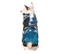 Dog Hoodie Dog Sweater Stylish Dog Clothes Print Pet Clothing Streetwear Sweatshirt Tracksuits Outfit for Dog Puppy-X-Small, Rocky Mountains